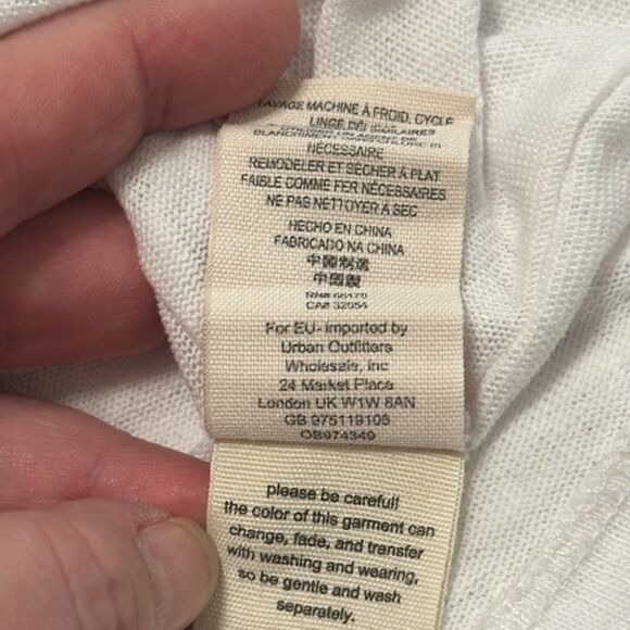 We The Free Top Knit Palm Tree Womens Small Beachy Light Coastal Vacation Resort - Picture 7 of 9